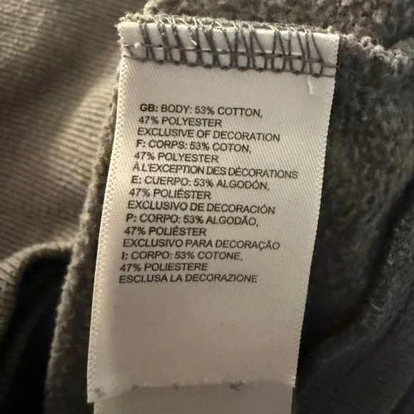 The North Face Mens Medium Hoodie Never Stop Exploring Gray Performance Pullover - Picture 7 of 7